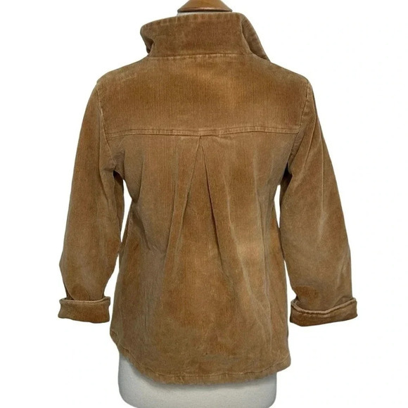 Rip Curl tan corduroy peplum jacket with pockets size S - Picture 5 of 8